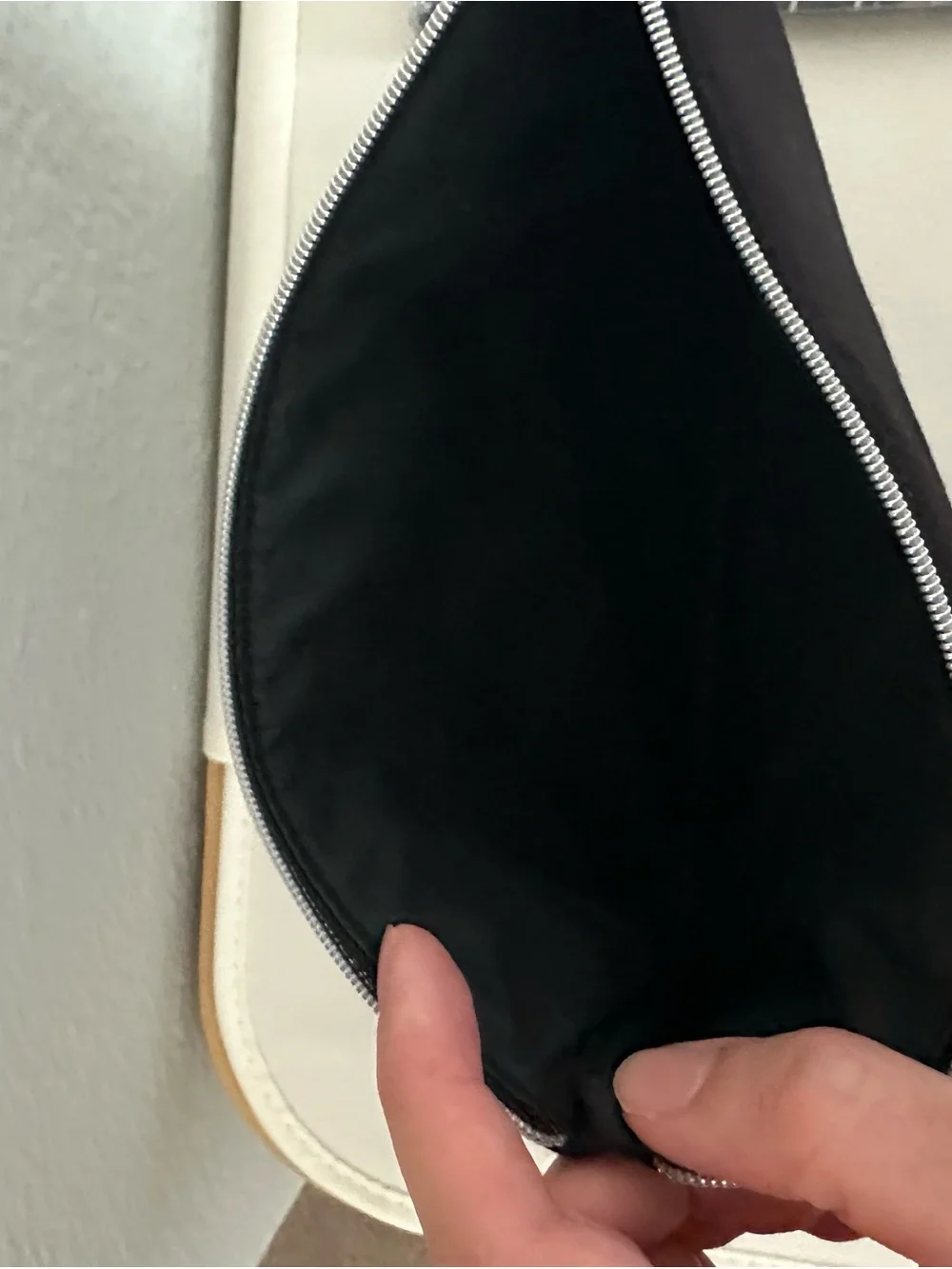 Dior Black CD Zip Pouch and notebook